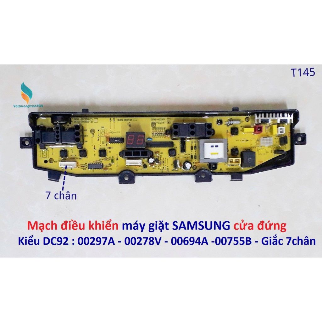 Mạch điều khiển máy giặt SAMSUNG cửa đứng