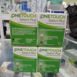 Que thử đường huyết One Touch Select Plus(hộp 25 que)  Có Sẵn