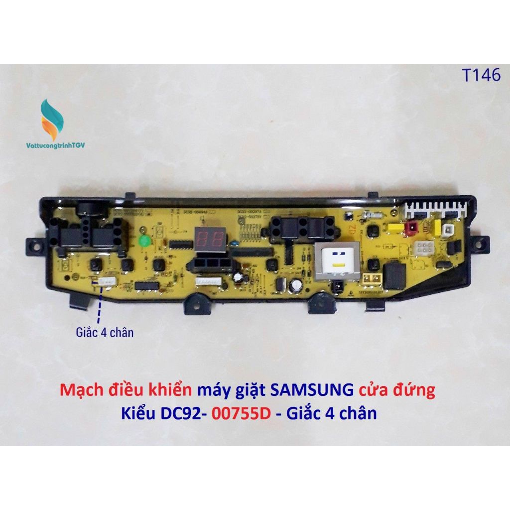 Mạch điều khiển máy giặt SAMSUNG cửa đứng DC92-00297A/ DC92-00755D