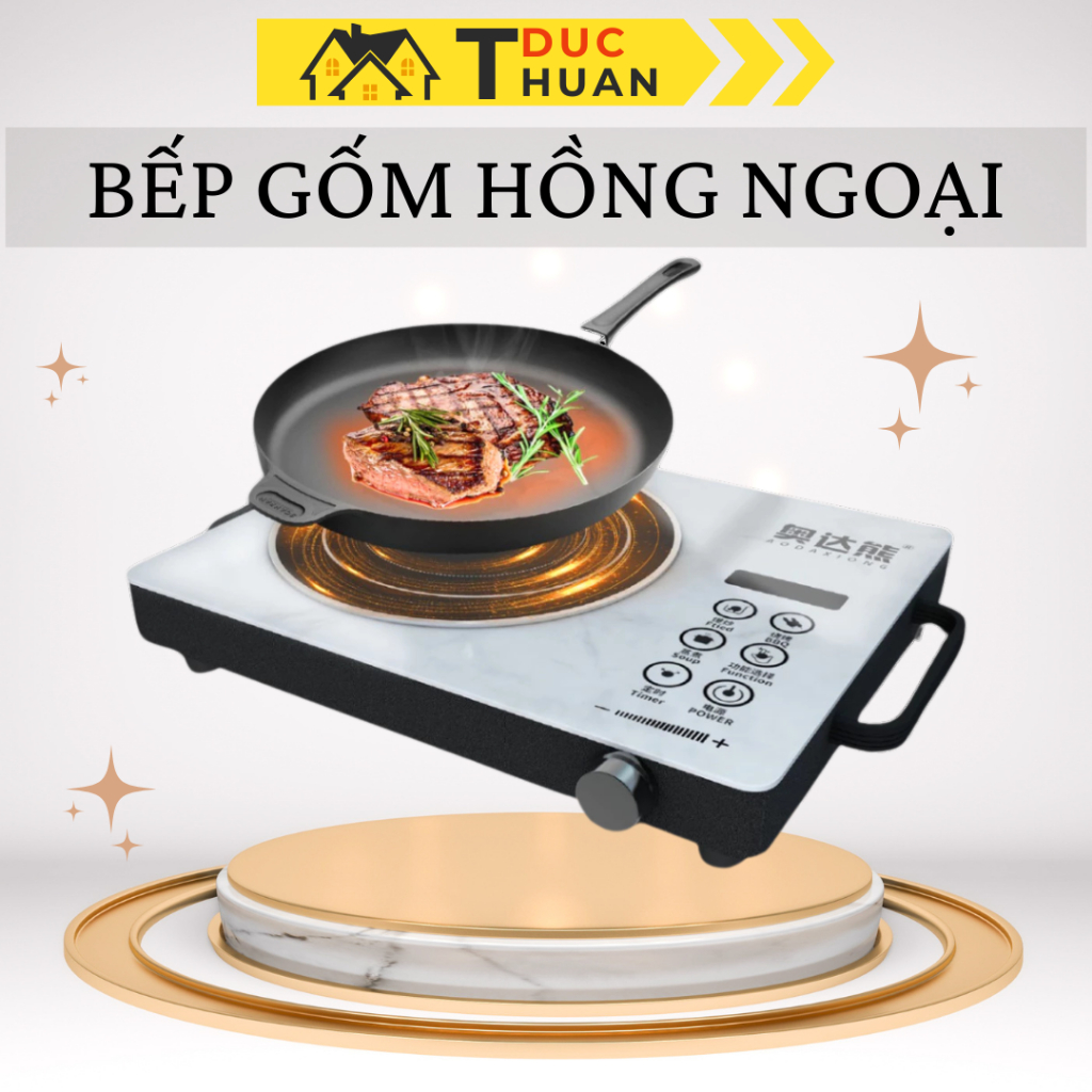 Bếp gốm hồng ngoại TATAMI công suất 3500W không kén nồi không bức xạ tiết kiệm điện