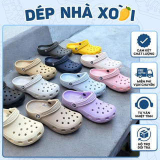 Dép Cross Classic, Sục Bít Đầu Dép Cross Thiết Kế Đơn Giản Thoáng Khí, Dép Nhẹ Êm Chân