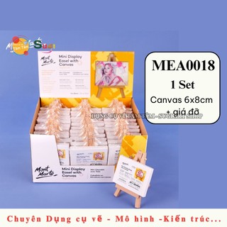 [ Tâm Tâm ] Canvas và giá vẽ mini Mont Marte , Vẽ tranh Acrylic, Sơn dầu, trang trí bàn học