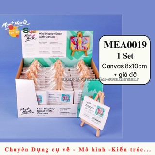 [ Tâm Tâm ] Canvas và giá vẽ mini Mont Marte , Vẽ tranh Acrylic, Sơn dầu, trang trí bàn học