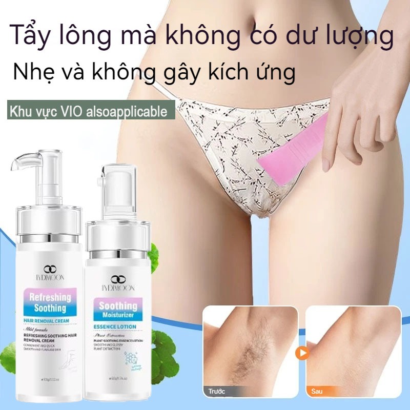 LYDIMOON Kem tẩy lông Bà bầu vùng kín nách tay chân bikini Tẩy lông toàn thân Nam Nữ An toàn cam kết