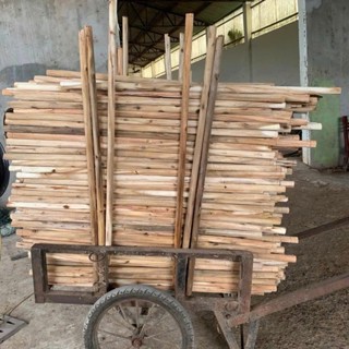 Combo 1 Bó Cọc Gỗ Gồm 20 Thanh Gỗ Keo Tròn Đường Kính 30mm*130cm Dùng Làm Giàn Leo Cây Deco Trang Trí Backround Thôn Quê