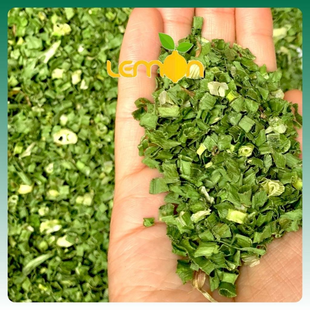 Hành lá khô loại 1 giữ nguyên màu sắc, hương vị - Hành lá sấy lạnh dùng chế biến sản xuất thực phẩm