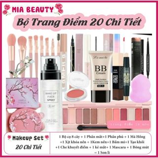  Bộ trang điểm cá nhân bộ trang điểm đi tiệc set makeup  trọn bộ trang điểm  bộ makeup cá nhân  Bộ trang điểm 14 món 
