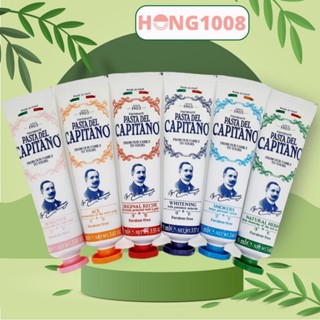  Kem Đánh Răng Than Hoạt Tính Pasta Del Capitano 1905 Charcoal 75ml Nhiều Màu Trắng Răng  Hong1008 