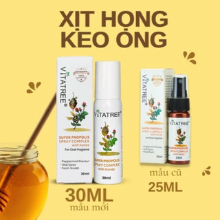 [ Mẫu mới ] Xịt keo ong vitatree 30ml