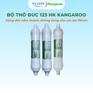 Combo 3 Lõi Lọc Thô Số 123 HK Kangaroo Dạng Đúc Dùng Cho Model KG100HK, KA10A4, KG10A5, KG100ES, KG100ES1, KG100EO...