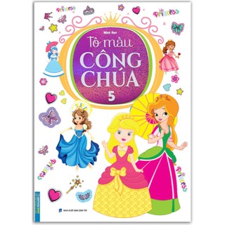 Sách - tô màu công chúa tập 5