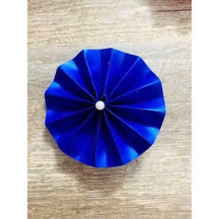 quạt giấy nhung tròn  chữ thư pháp trang trí oản giỏ quà tết hoa quả tháp bánh