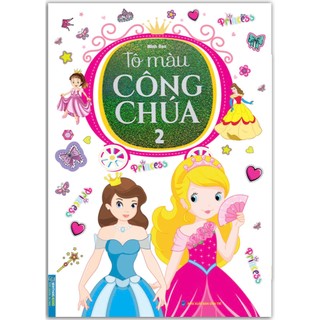 Sách - tô màu công chúa tập 2