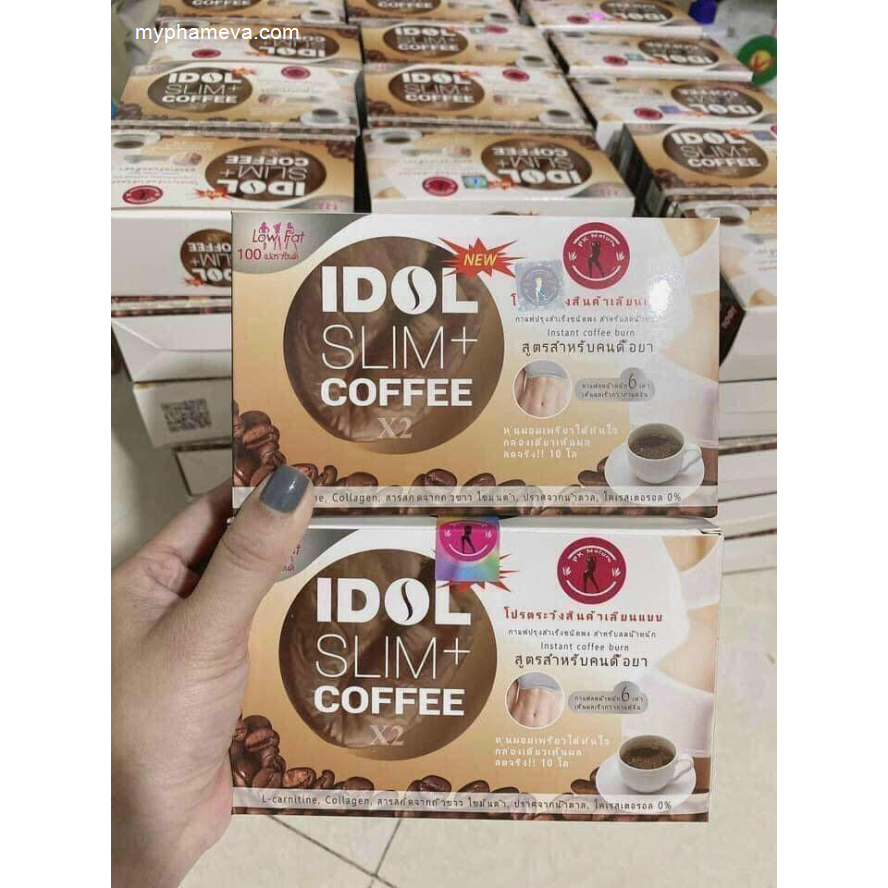 Giảm cân cafe idol slim x3 giảm toàn thân 3-7kg