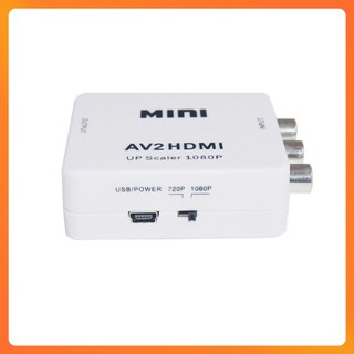 Thiết Bị Chuyển Đổi Mini AV Sang HDMI – Hỗ Trợ Full HD 1080P@60Hz – Kết Nối Đầu AV Ra HDMI