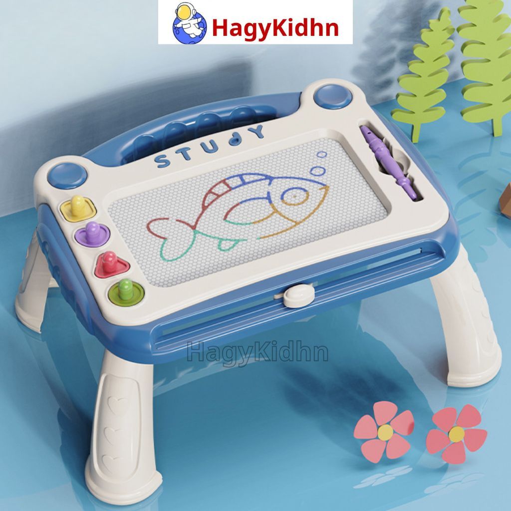 Đồ Chơi Bàn Viết Tự Xóa Có Chân Thông Minh Cho Bé HagykidHN Bảng Viết Xóa Dụng Cụ Học Tập Giáo Dục Giúp Bé Sáng Tạo