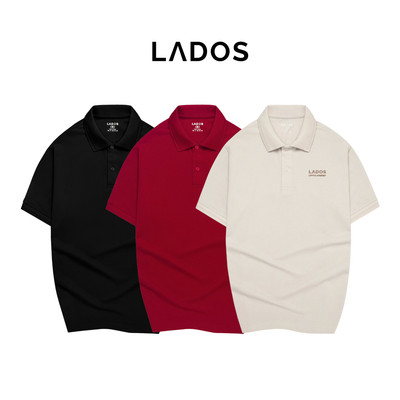 Áo thun polo nam ngắn tay LADOS-9204 chất vải cá sấu CVC cao cấp form basic sang trọng dễ phối đồ