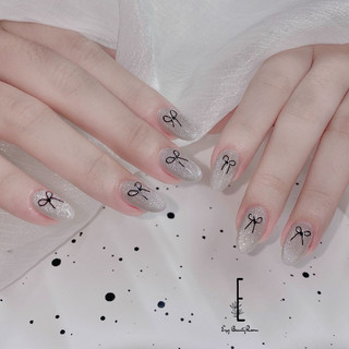   CÓ HOẢ TỐC HCM  NAILBOX THẠCH GẠO MẮT MÈO VẼ NƠ ĐEN 10 NGÓN  K152  