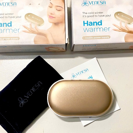 Máy Sưởi Điện Cầm Tay Kiêm Sạc Dự Phòng, Dung Lượng 5000mah, Giữ Ấm Cho Bàn Tay, Bàn Chân, Cổ