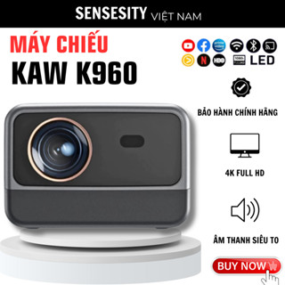 Máy chiếu KAW Pro KP960 4K hình ảnh sắc nét âm thanh 3D -Hàng chính hãng bảo hành 1 đổi 1