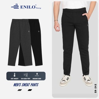 Quần nỉ ENILO OFFICIAL chất liệu nỉ ống xuông kiểu dáng regular dày dặn siêu ấm QN 422