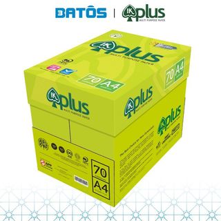   Có VAT  Thùng Giấy A4 IK Plus 70gsm  5 reams  nhập khẩu từ Indonesia. 