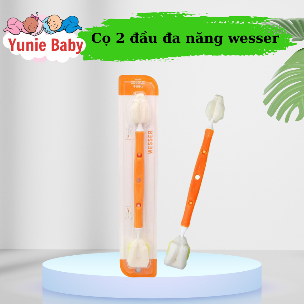 Cọ rửa bình 2 đầu đa năng Wesser