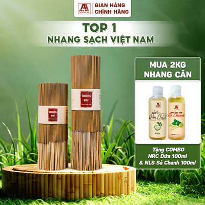 Nhang Hương Bài 1kg AN AN chiều dài 30cm 40cm mùi thơm dịu nhẹ, tiết kiệm hơn