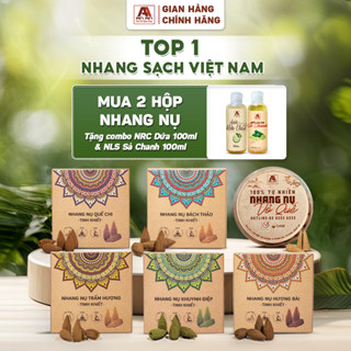Nhang nụ khói ngược AN AN 39 nụ- nụ trầm hương, khuynh diệp, quế, bách thảo, hương bài, nhang thơm tự nhiên xông nhà