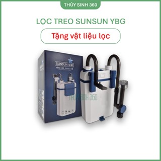  Lọc Treo Sunsun YBG Thế Hệ Mới - Có Lọc Váng Điều Chỉnh Dòng - Cho Bể Cá Cảnh Thủy Sinh 