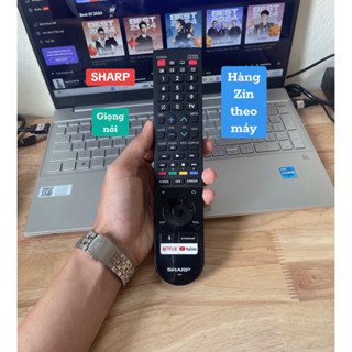 Remote điều khiển Tivi Sharp hàng Zin theo máy chính hãng