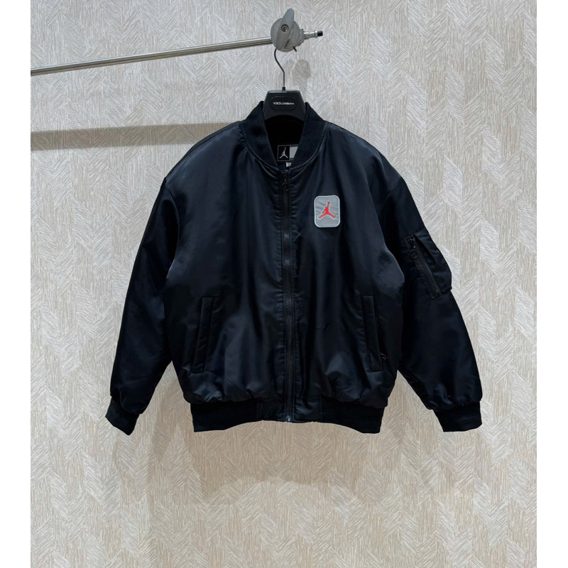 ⚡️[Hight Quality] Hàng Có Sẵn Áo Khoác Bomber Jordan X Nki X Street Wear Jacket - Họa Tiết Logo 7 Mà