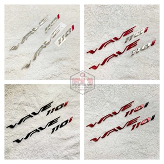 Tem decal chữ nổi wave 110i hàng nhựa cứng sắc nét