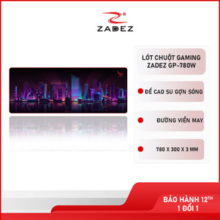 Miếng lót chuột và bàn phím Zadez GP780W bằng cao su chống trượt cao cấp