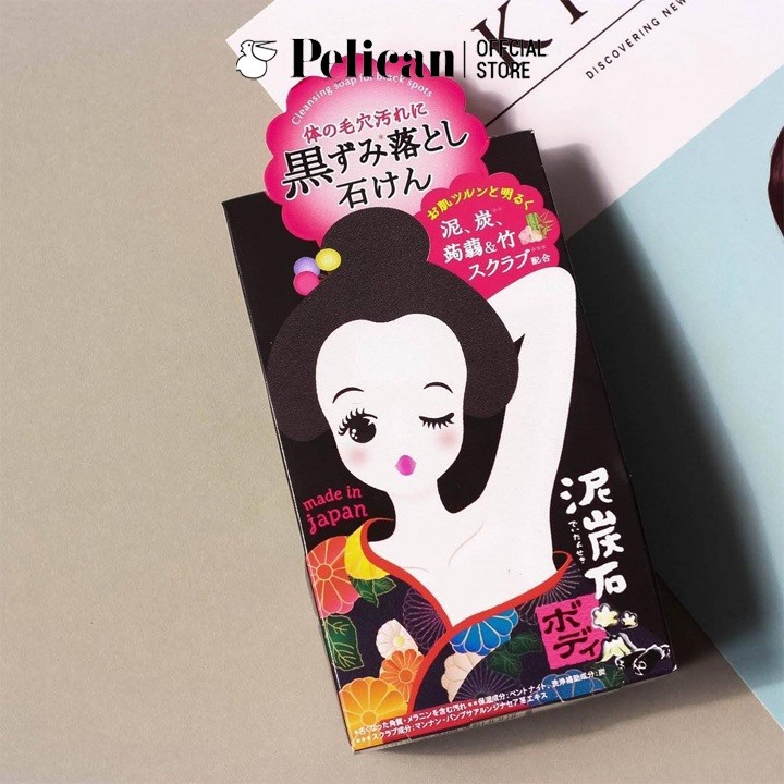 Xà Phòng Giảm Thâm Vùng Da Dưới Cánh Tay Pelican Cleansing Soap For Black Spots 100g Hasaki Sản Phẩm Chính Hãng