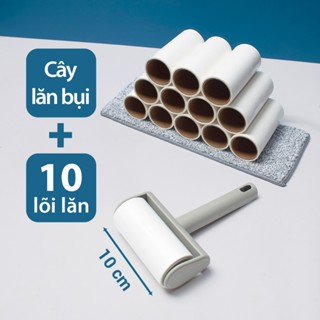 COMBO Cây Lăn Bụi + 10 Lõi, 20 Lõi size 10 cm Living C, Cây Lăn Bụi Quần Áo, Sofa