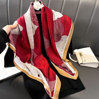 [Mã BMLT35] KHĂN LỤA VUÔNG 90x90cm tổng hợp nhiều mẫu công dụng đa dạng hoạ tiết hiện đại THY THY STORE