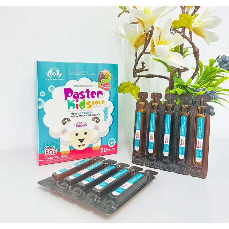 TPBVSK Paster Kids gold hỗ trợ ăn ngon, tăng cường sức khoẻ