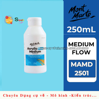[ TÂM TÂM ] Dung môi pha màu acrylic , Medium acrylic Mont Marte tăng độ bóng, tăng độ mờ cho tranh