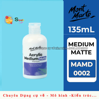 [ TÂM TÂM ] Dung môi pha màu acrylic , Medium acrylic Mont Marte tăng độ bóng, tăng độ mờ cho tranh
