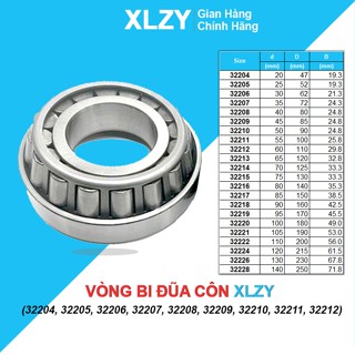 [FreeShip] Vòng bi bạc đạn 32204 32205 32206 32207 32208 32209 32210 32211 32212 - vongbibacdanxlzy