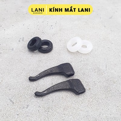 Combo 1 cặp (2 cái) Móc cài giữ kính sau tai LANI chất liệu silicon chống tuột rơi kính