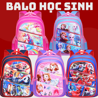[Xả Kho Giá Sốc] Balo học sinh, cặp học sinh nam nữ 2 ngăn, 3 ngăn 2D, 3D siêu nhẹ vải dù chống thấm nước