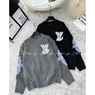 Áo Len Nam Nữ Hoa Eo Vì Khuỷu Tay Áo, Áo Sweater Dày Dặn Dáng Rộng Nữ Tính, Sexy hot 2024