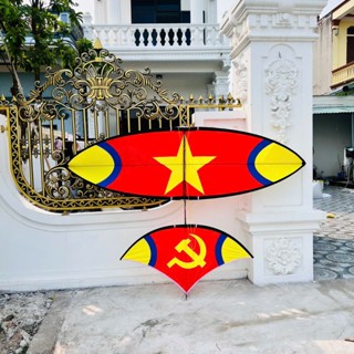 Diều Sáo Cờ Đỏ Sao Vàng Diều Cacbon Cao Cấp 1m5-1m7m-2m-2m5-3m Cực Đẹp