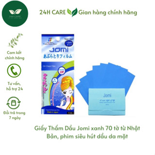  Giấy Thấm Dầu Jomi xanh 70 tờ từ Nhật Bản phim siêu hút dầu da mặt 