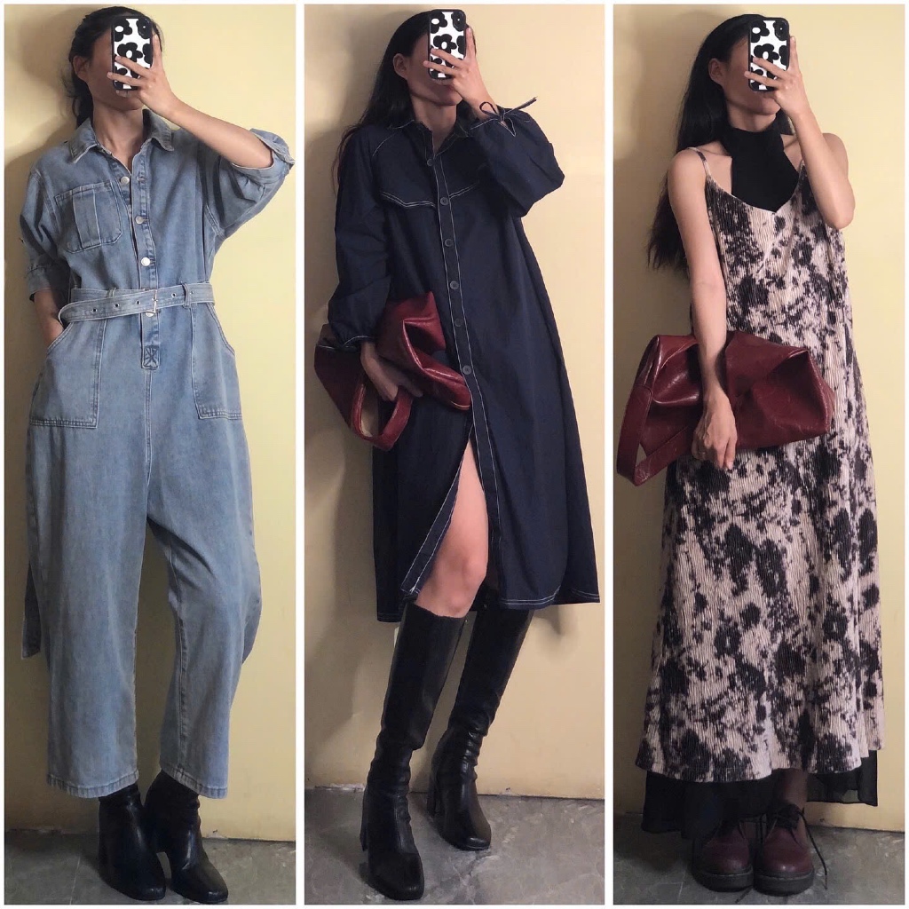 [April6 ootd] Đầm váy 2hand dáng dài nhiều phong cách được chọn mẫu.April6 clothing