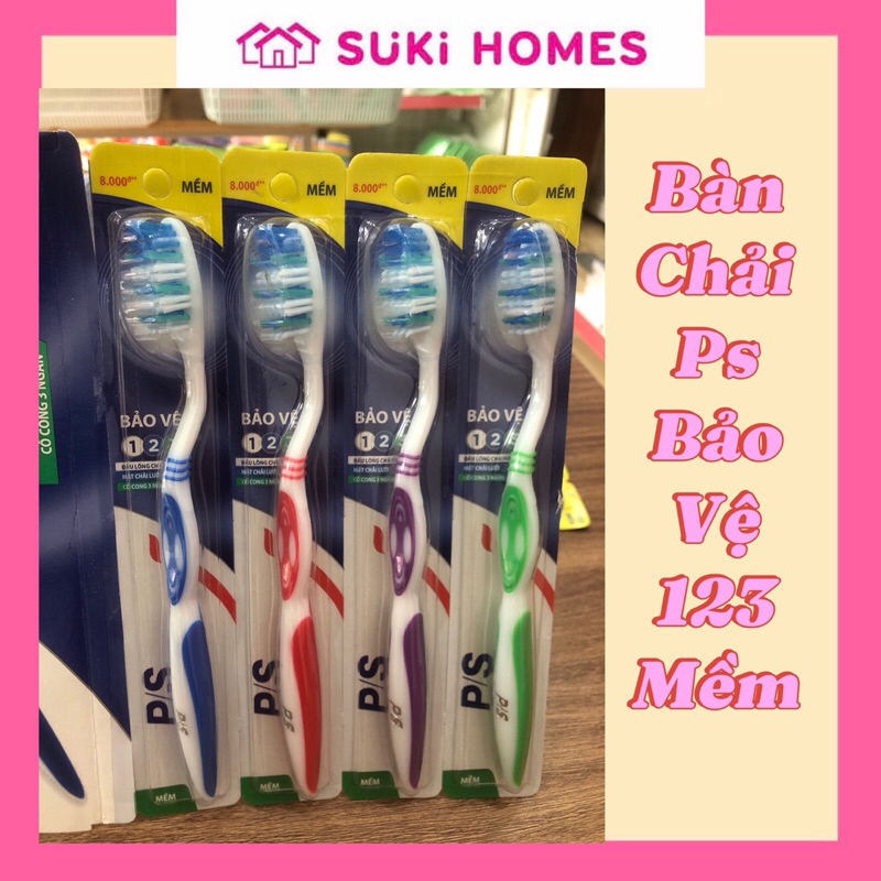 Bàn chải PS bảo vệ 123  mềm- siêu mềm. Chính Hãng unilever