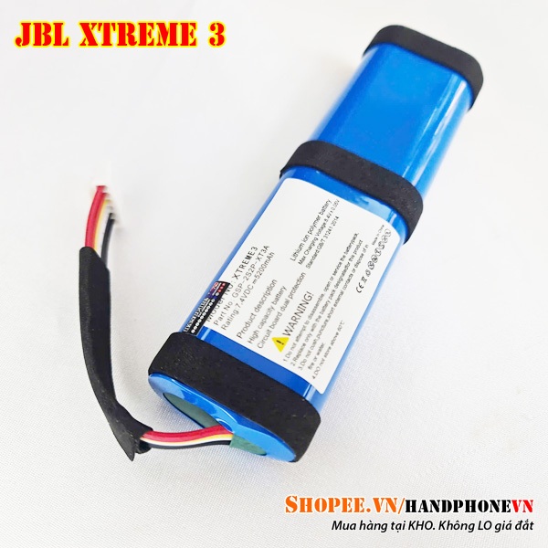 Pin thay thế cho loa Bluetooth JBL Xtreme 3 7.2V dung lượng 5200mAh