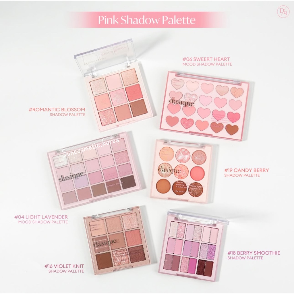 Bảng Phấn Mắt Dasique các loại